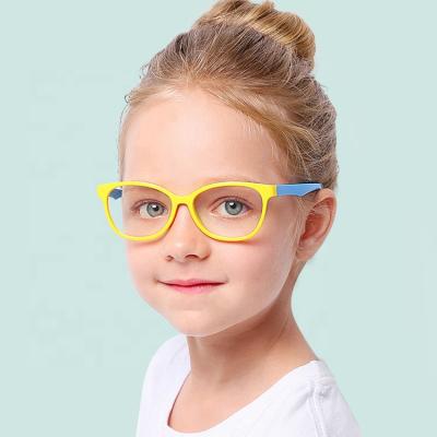 China DOISYER 2020 New Fashionable Design Silicone Optical Frame Glass Pattern Blue Light Filter Blocking Children for sale