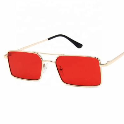 China DOISYER fashion sunglasses double brdge rectangle metal ocean glass clear sunglasses for sale