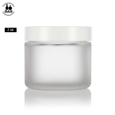 China 30ml cosmetic frosted cosmetic glass jar for sale