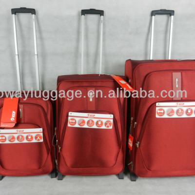 China 1680D Nylon Cloth Nylon 20 24 28inch 3pcs Spinner 4 Wheels 3pcs Trolley Luggage Sets for sale