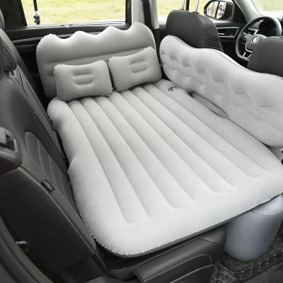 China Collapsible Outdoor PVC Floating Portable Folding Travel Bed Inflatable Air Mattress For Car Back Seat for sale