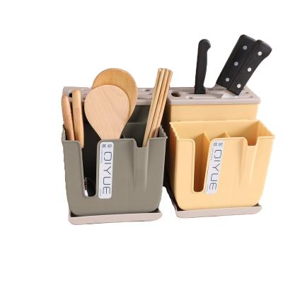 China Modern Remote Control Plastic Desktop Stationery Mobile Phone Makeup Brush Storage Holder Pot Box Knife Fork Chopsticks Soup Spoon for sale