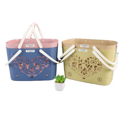 China QIYUE Viable Wholesale Lightweight Felt Bath Room Home Storage Basket for sale