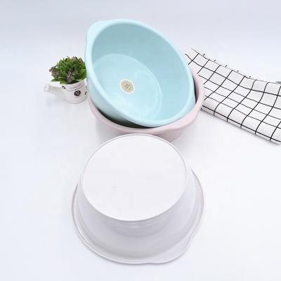 China QIYUE Wholesale High Quality Viable PP Plastic Round Shape Hand Hair Wash Foot Sink For Household for sale