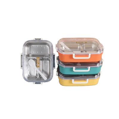 China Modern Food Grade Plastic Free Cutlery 100% Microwave Safe Food Container Wheat Straw School Bento Lunch Box Safe Biodegradable Lunch Box for sale