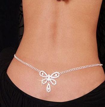 China Beautiful ALLOY Girls Jewelry Waist Body Chains G0003 for sale