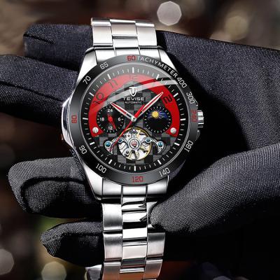 China Custom Water Resistant Mens Watch Waterproof Self-Winding Mechanical Watch Mens Chronograph Watches for sale