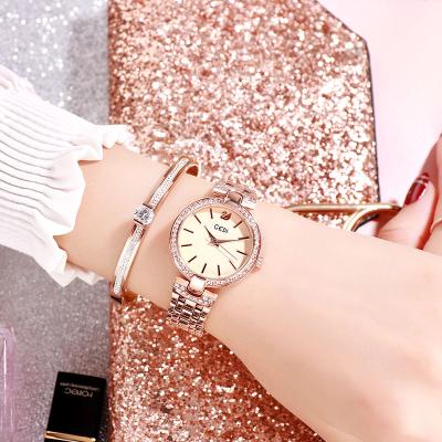 China Water Resistant Drop Shipping Fashion Diamond Band Private Label Watch Manufacturers Round Lady Watches for sale