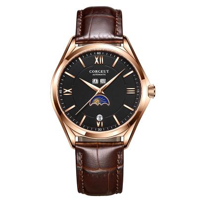 China Wholesale Original Brand Men's Watches Waterproof Rose Gold Watch Men Mechanical Watch Private Label Water Resistant for sale