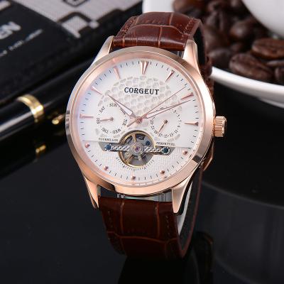 China Custom Automatic Chronograph Factory Watch Water Resistant Male Tourbillion Personalized Watch for sale