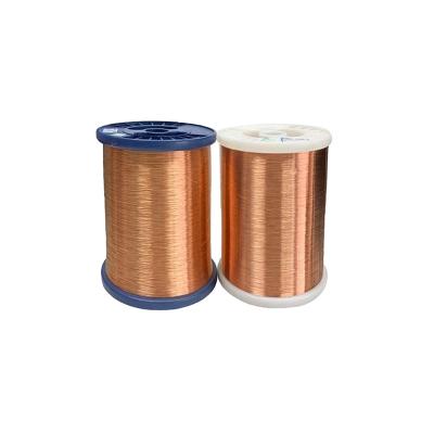 China Used in coils of electronics cheap and durable colored enameled imide etc. polyester copper wire enameled round copper wire enameled copper wire for voice coil for sale