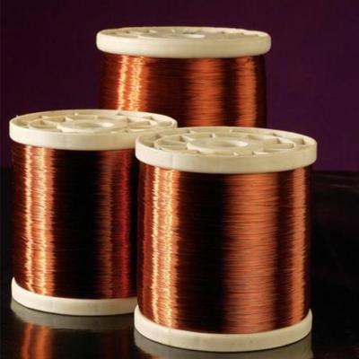 China Used in electronics durable enamel coils etc. coated transformer polyester imide used copper wire enameled round copper wire enameled copper wire supplier for sale