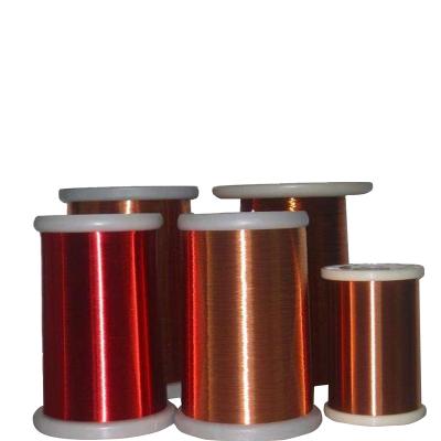 China Used in windings of electronics etc support customization copper wire custom enameled polyester. enameled copper wire enameled copper wire insulation to remove for sale