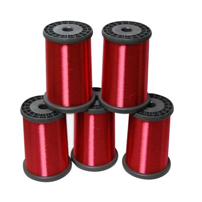 China Used in electronics factory supply 0.9mm enameled copper wire enamelled copper wire polyamide imide direct polyester windings etc. enameled round copper wire for sale