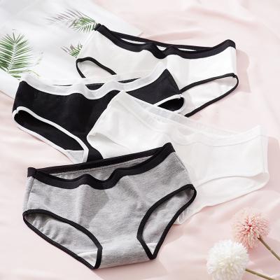 China 2022 new color women's underwear women's cotton ladies panties breathable seamless panties sexy soft mature breathable cotton underwear for sale