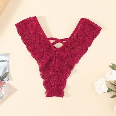 China Breathable Open Seamless Shorts Thong Lace Underwear Woman Brief Panties Hip-Lifting Seamless Thin Panties Underwear For Women for sale