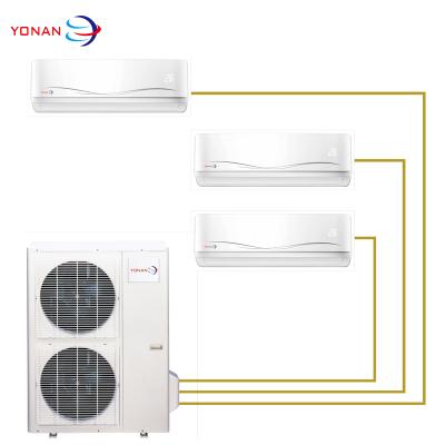 China AC 60Hz R410a Double Split Split Air Conditioner Multi Inverter Hotel Cooling And Heating Gas for sale