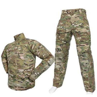 China Frog Anti-UV Shell Pads Cotton Tactical Soft Suit Military Army Camouflage Uniform Army Combat Uniform Customize OEM Unisex Tear Stop for sale