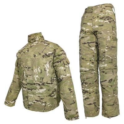 China Poly Customized Tactical Suits Unisex Customized Combat Stop Rip Camouflage OEM Military Uniforms Airsoft Waterproof Cotton Army All Season for sale