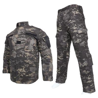 China ACU Camouflage XXL Winter Anti-Static Military Uniform Cotton Set Outdoor Weather Advance Camouflage OEM Style Multicam Unisex Black Black for sale