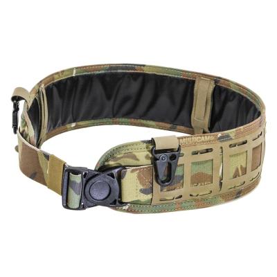 China Laser CUT Military Laser Cut Tactical Combat Belt Air Cobra Molle Metal Buckle Modular Belt OEM Customized Color Outdoor Molle Light Weight for sale