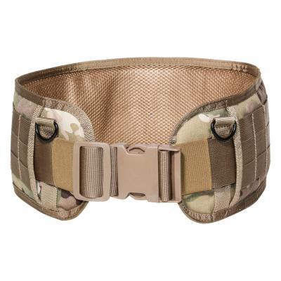 China Military Webbing Molle Laser Cut Tactical Combat Belt Air Cobra Molle Metal Buckle Modular Belt OEM Customized Color Outdoor Molle Light Weight for sale