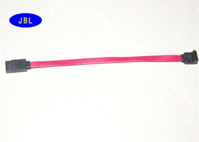 China Shielded Thin Male Angled Sata Extension Cable 7 Pin Flexible 12V - 24V  Input for sale