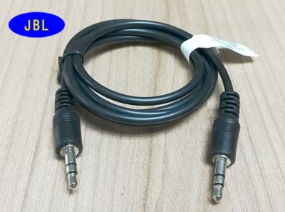 China 1 Meter Length Microphone Extension Cable 3.5MM PVC Jacket Plug To Plug Wire for sale