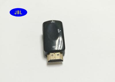 China Computer 3 Ports Hdmi Male To Vga Female Adapter With 3.5MM Audio Port for sale