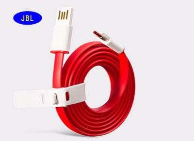 China TPE Jacket Red Reversible USB 3.1 Type C Cable Customized 3.3FT 5.5FT Length for sale