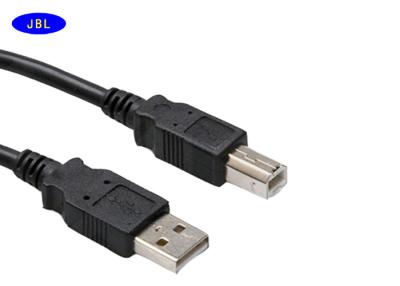 China Magnet Ring Blue / Black USB AM To BM Cable , USB Data Extension Cable for sale