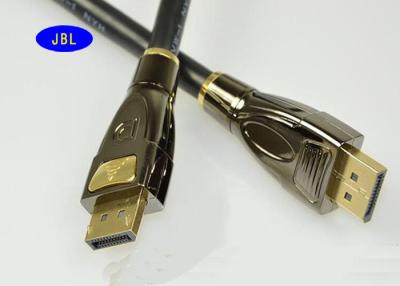 Κίνα Σκοινί Displayport καλωδίων μετάλλων κραμάτων ψευδάργυρου πολυτέλειας DP στο DP για τα πολυμέσα προς πώληση