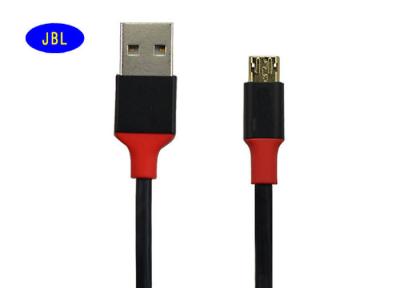 China Gold Plated Reversible USB Connector Cable Round PVC Jacket OEM / ODM for sale