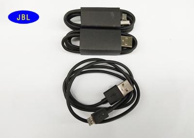 China 800mm Black Smartphone USB Cable Data Transfer / Charging USB Reversible Cable for sale