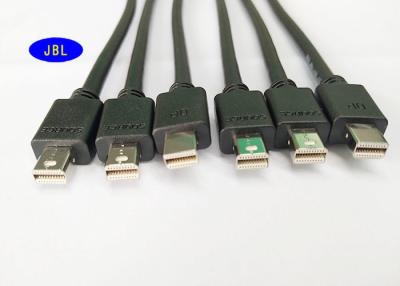 Cina DP nero al mini di DP mini DisplayPort maschio del cavo di estensione del cavo 1080P alla femmina in vendita