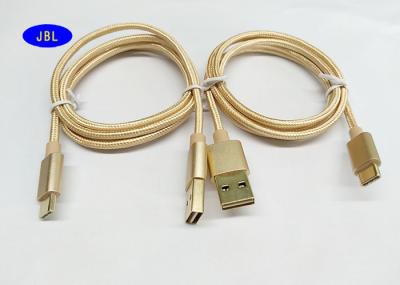 China Umsponnene umschaltbare Nylonart Aufladungskabel USBs 3,1 c-Kabel-Daten-Synchronisierung USBs zu verkaufen