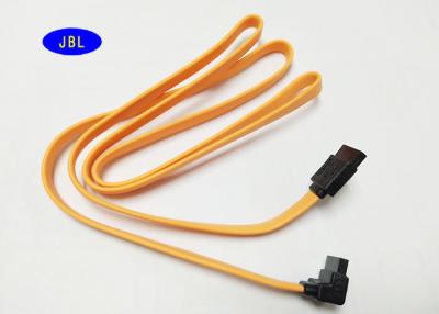 China 90 Degrees 7 Pin SATA Data Cable Serial Hard Drive Data Cable 1000MM for sale