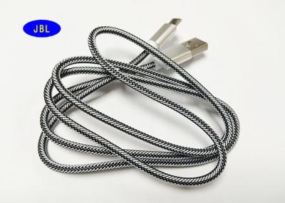 China Kabel spezielle Torsions-umsponnenes Smartphones USB Aufladungskabel PVC-Jacke USBs zu verkaufen