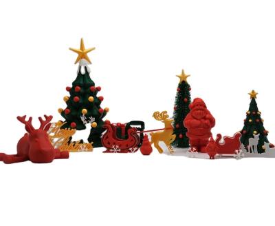 China ABS/ABS/PC/PP Resin Brightly Colored Christmas Themes 3D Printing Custom 3D Item Printing Prototyping for sale