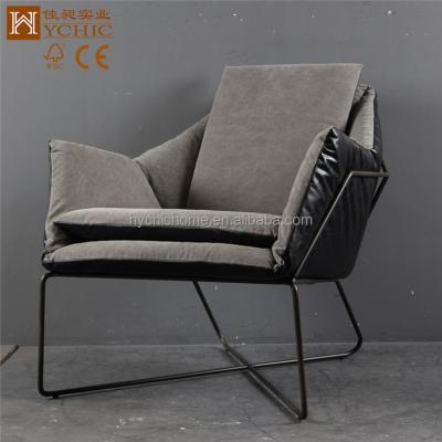 China French Leisure Chair Modern Design Stainless Steel Chair Armchair for sale