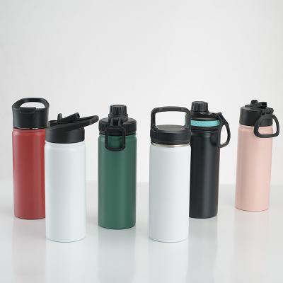 China Custom Brand 700ml Thermos Bottle Viable Vacuum Insulated Double Wall Stainless Steel Mug for sale