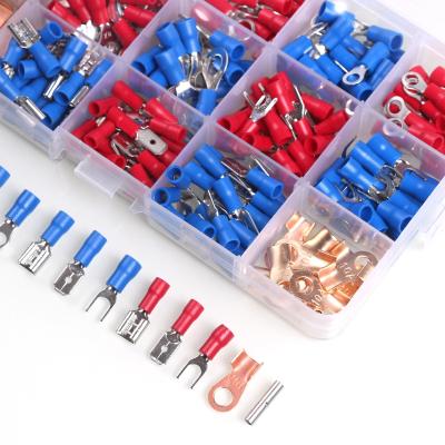 China High Quality 300pcs Cold-Pressure Connecting Wire Insulated Wire Connectors Pressed Terminal Cold Shrink Termination Kit for sale