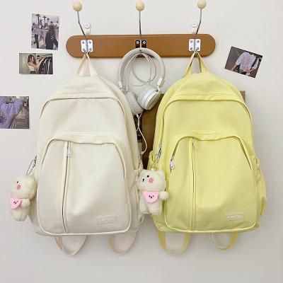 China Wholesale Waterproof Colorful Nylon School Bags Shape Travel Bags Girls College Single Backpacks for sale