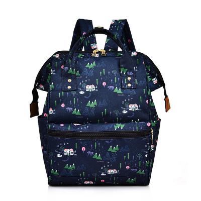 China Durable Large Capacity Diaper Bags Waterproof College Student Bag Travel Waterproof Laptop Backpack for sale