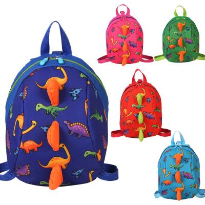 China New Cartoon Dinosaur Toddler Kids Waterproof Waterproof School Bags Small Kids Backpack For Girls Boys for sale