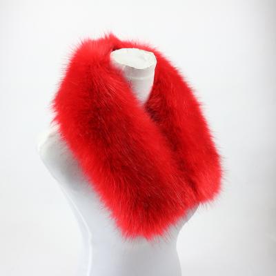 China Fashion New Fashion Soft Warm Faux Fur Design Women Men Faux Fur Collar Detachable Collar Faux Fur Collar for sale