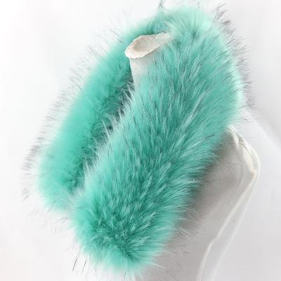 China Women Casual Shawl Scarf Women Winter Wear Faux Fur Neck Faux Fur Scarf Muffler for sale