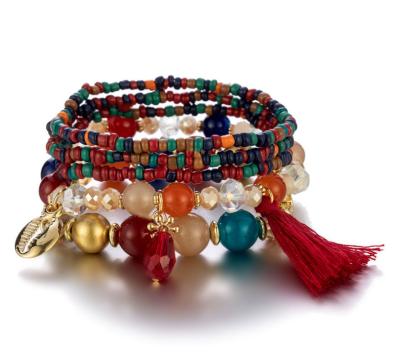 China Newest Design BOHEMIA Fashion High Quality Bracelet Jewelry Colorful Charm Bracelet for sale