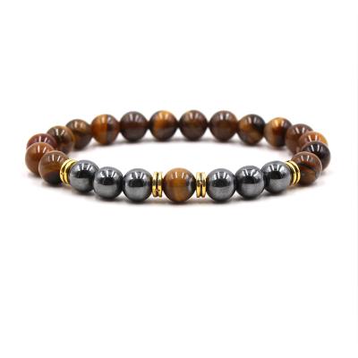 China FASHIONABLE Best Selling Eye Practical Yellow Obsidian Tiger Obsidian Products Natural Stone Bracelets for sale