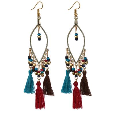 China 2021 factory sale high quality long earrings new arrivals of fashion hot Bohemian earrings for sale